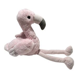 Walmart HugFun Pink Flamingo Plush Bird Stuffed Animal 20” Long Legs